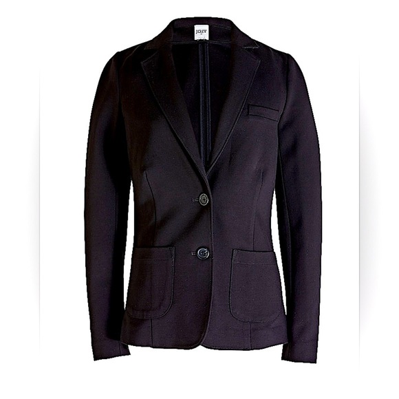 J Crew Ponte work blazer AE076 size 0 - Picture 1 of 7